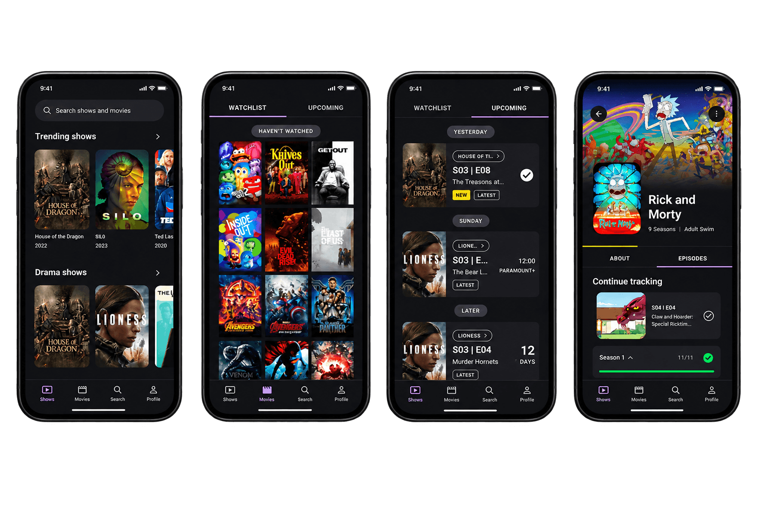 WhaleTime App Mockups